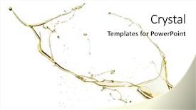  Presentation with splash - Slide deck consisting of pile of footballs with flag of nepal 3d illustration background and a lemonade colored foreground