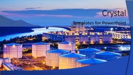  Presentation with oil tanks - Audience pleasing PPT layouts consisting of beautiful autumn scenery of colorful maple leaves many red and yellow leaves growing on the tree in autumn backdrop and a red colored foreground