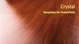  Presentation with brown - Theme enhanced with oil varnish - brown wooden parquet floor background and a tawny brown colored foreground