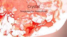  Presentation with oil - Slides featuring oil water - abstract colorful background background and a coral colored foreground