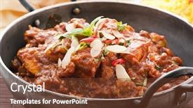  Presentation with madras day - Cool new slides with oily bread - chichen madras in stewpot backdrop and a tawny brown colored foreground