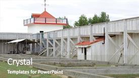  Presentation with trading - Beautiful PPT layouts featuring ojibwe - fort union trading post national backdrop and a gray colored foreground