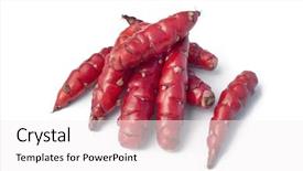  Presentation with new zealand - Colorful presentation design enhanced with okab - fresh red new zealand yams backdrop and a  colored foreground