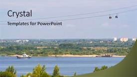  Presentation with russia - PPT layouts with okab - funicular in nizhny novgorod russia background and a lemonade colored foreground