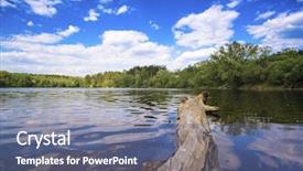  Presentation with russian - Slides having okab - landscape with the image background and a  colored foreground