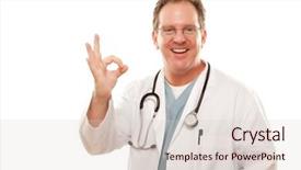  Presentation with giving a - Beautiful presentation design featuring okay sign with his hand backdrop and a lemonade colored foreground