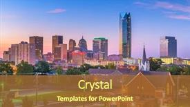  Presentation with oklahoma - Cool new presentation with oklahoma city oklahoma usa downtown backdrop and a red colored foreground