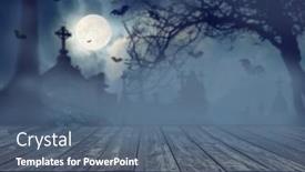  Presentation with mystery - PPT theme enhanced with ol-wooden-planks-with-mystery background and a ocean colored foreground