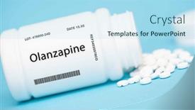  Presentation with bipolar disorder - PPT theme with olanzapine-atypical-antipsychotic-schizophrenia-bipolar background and a arctic colored foreground