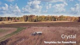  Presentation with vehicles - Audience pleasing slide set consisting of old-abandoned-and-rusty-vehicles backdrop and a violet colored foreground