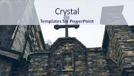  Presentation with old china - Audience pleasing slide deck consisting of church with destroyed nanjing china backdrop and a sky blue colored foreground