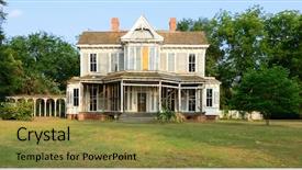  Presentation with old testament kings - Theme enhanced with old abandoned mansion in ruins background and a gold colored foreground
