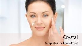  Presentation with bright - Audience pleasing PPT layouts consisting of old age care - bright closeup portrait picture backdrop and a  colored foreground