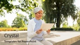  Presentation with mass media - Presentation featuring old age news and mass background and a soft green colored foreground