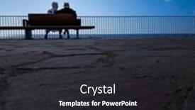  Presentation with old age - Presentation theme enhanced with old-age-old-couple-sitting background and a dark gray colored foreground