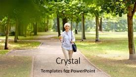  Presentation with happy retirement - PPT theme having old age retirement and people background and a soft green colored foreground