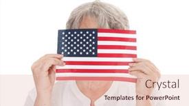  Presentation with old age - Slides with old-age-woman-holding background and a lemonade colored foreground