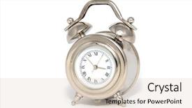  Presentation with alarm - Slides consisting of old alarm clock background and a lemonade colored foreground