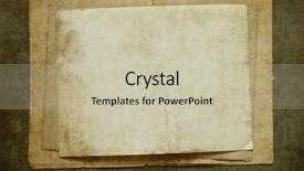  Presentation with old paper vintage album - Cool new PPT theme with old album - vintage paper background backdrop and a soft green colored foreground