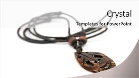  Presentation with magic - Presentation theme having old amulet of voodoo magic background and a  colored foreground