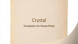  Presentation with white sheet - Presentation featuring old and dirty sheet of paper isolated on white with clipping path background and a lemonade colored foreground