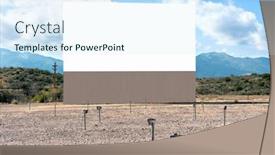  Presentation with theater - Slides having old-and-functional-drive background and a cool aqua colored foreground