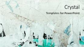  Presentation with old brown paper texture - Presentation theme enhanced with old and worn paper texture background and a sky blue colored foreground