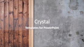  Presentation with concrete cracked - Cool new presentation with old and worn timber panel backdrop and a gray colored foreground