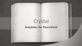  Presentation with old book - PPT theme having old-antique-book-on-wooden background and a white colored foreground