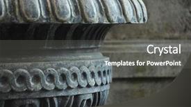  Presentation with architecture old - Colorful slide set enhanced with old architecture - architectural fragment backdrop and a dark gray colored foreground