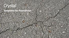  Presentation with asphalt - Slides featuring old asphalt road texture background and a gray colored foreground