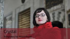  Presentation with ayasofya mosque - Beautiful PPT theme featuring old ayasofya blue mosque backdrop and a tawny brown colored foreground