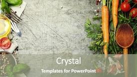  Presentation with spoon - Beautiful presentation featuring old background vegetarian food backdrop and a gray colored foreground