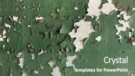  Presentation with coloured - Slide deck consisting of old bad history - abandoned wall coloured in green background and a ocean colored foreground