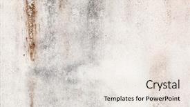  Presentation with wall - Slides enhanced with old bad history - close-up of peeling painted wall background and a  colored foreground