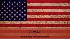  Presentation with free american flag - Cool new presentation with old bad history - rusty american flag flag collection backdrop and a red colored foreground