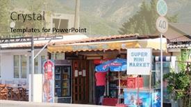  Presentation with super market - Colorful slide deck enhanced with old-bar-montenegro-september-21 backdrop and a coral colored foreground