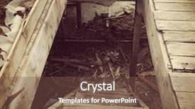  Presentation with barn - Audience pleasing PPT layouts consisting of old barn in alberta with instagram effect backdrop and a tawny brown colored foreground