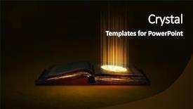  Presentation with magic book - Colorful presentation enhanced with old black magic book backdrop and a black colored foreground