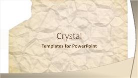  Presentation with old crumpled paper - Cool new theme with old-blank-crumpled-paper backdrop and a lemonade colored foreground