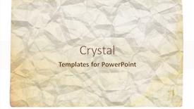  Presentation with old crumpled paper - Cool new presentation with old-blank-crumpled-paper backdrop and a lemonade colored foreground