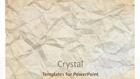  Presentation with old crumpled paper - Presentation design consisting of old-blank-crumpled-paper background and a lemonade colored foreground