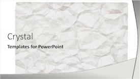  Presentation with old crumpled paper - Presentation theme featuring old-blank-crumpled-paper background and a white colored foreground