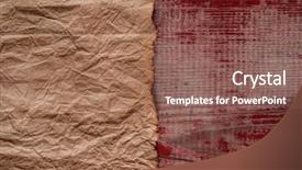  Presentation with aged wood - Presentation design with old blank parchment on aged background and a violet colored foreground