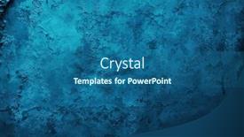 Presentation with plaster - Theme featuring old-blue-concrete-background-grungy background and a ocean colored foreground