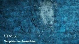  Presentation with plaster - PPT theme with old-blue-concrete-background-grungy background and a ocean colored foreground