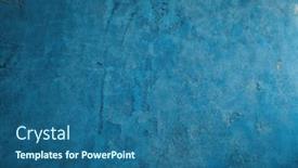  Presentation with plaster - Presentation theme featuring old-blue-concrete-background-grungy background and a ocean colored foreground