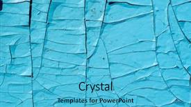  Presentation with paint - Amazing presentation theme having old blue paint texture closeup backdrop and a teal colored foreground