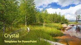  Presentation with old butcher shop - Cool new presentation with old boat at lake shore backdrop and a  colored foreground