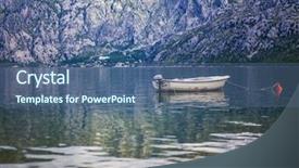  Presentation with sea weather - Amazing PPT layouts having old boat in the sea backdrop and a ocean colored foreground